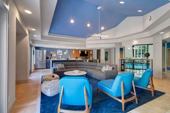 On the green clubhouse
